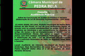 AUDIÊNCIA PÚBLICA LDO