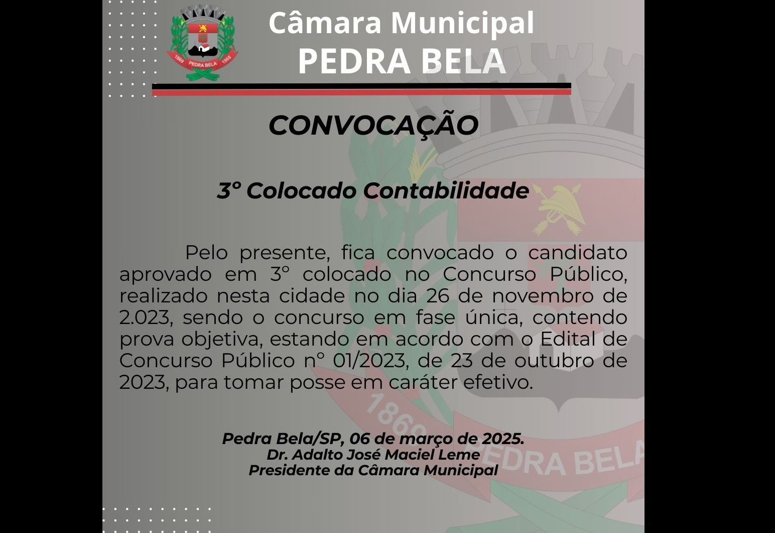 Convocação