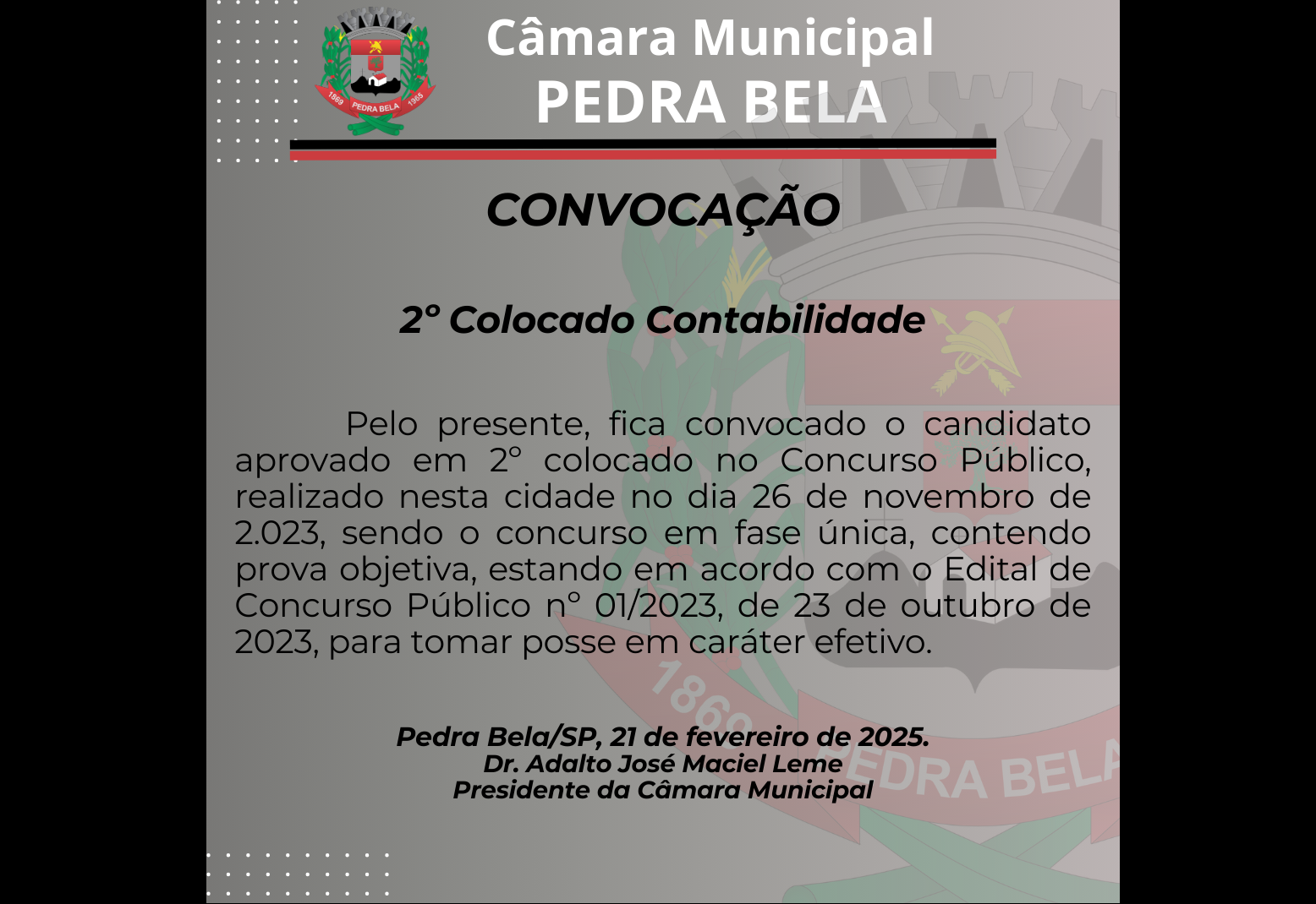 Convocação